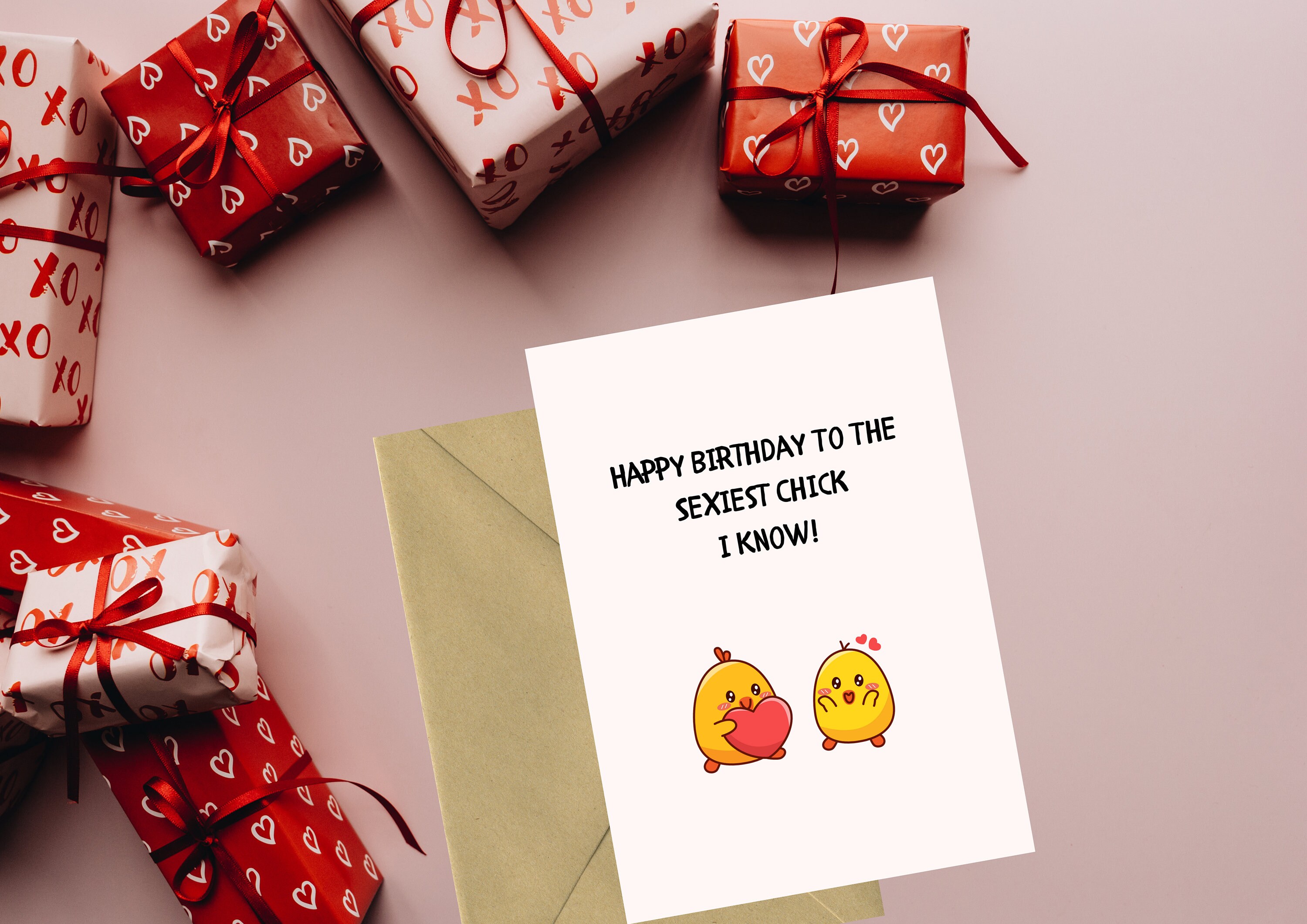 Sexiest Chick I Know Card / Birthday Gift / Happy Birthday Sexiest Chick I Know Card / Birthday Gift / Happy Birthday