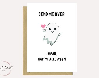 Dirty Halloween Card / Funny Halloween Card / Halloween / Printable ...