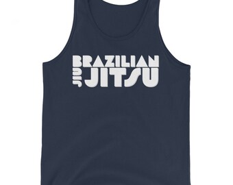 Scoop Neck Tank Top BJJ White