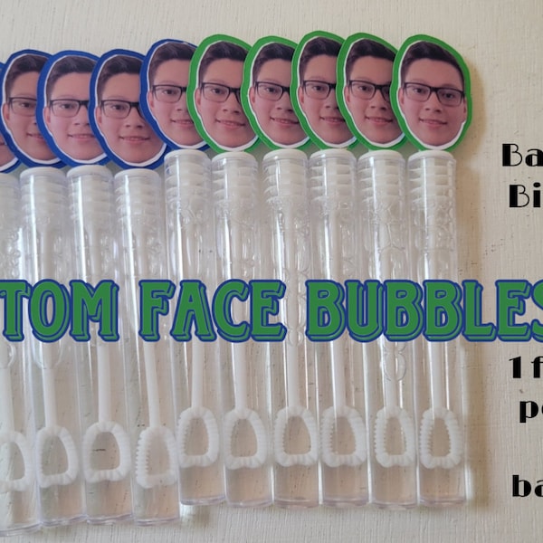 Custom face bubble wands, Custom head bubble, Birthday party decoration, Customizable color, Bachelors party, Birthday party