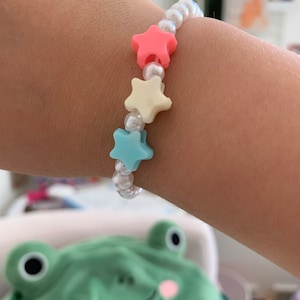 Preppy colorful star bracelet