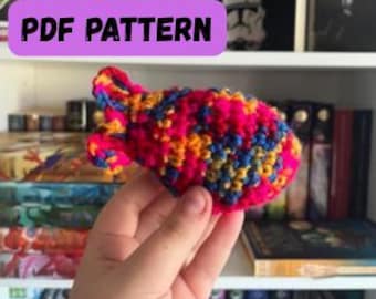 CROCHET PATTERN: Goldfish Catnip Cat Toy | Crochet Cat Toy | Cat Toys | Catnip