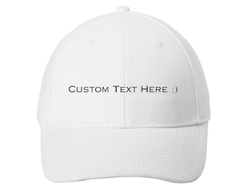 Custom Text Embroidered hat