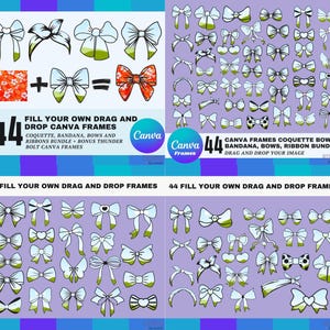 Canva Frames MEGA Bundle 13,500 plus: Alphabet Letters, Design Elements, Editable Template, Drag Drop, (Digital Download, lifetime updates) image 12
