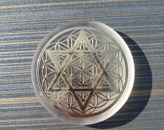 Selenite Charging Plate, Style I