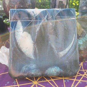 Squeeze Top Bag, Cat and Moon