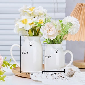 Birth Month Flowers Gift For Mom Personalised Mother's Day Jug Grandmas Garden Flower Vase Ceramic Vase Grandparents Gift Mothers Day Gift image 6