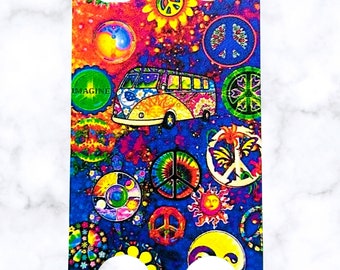 Hippie Peace Love vuse Decal - Adorable Design for Vapers - High-Quality Vinyl Sticker - vuse alto - vape - stickers