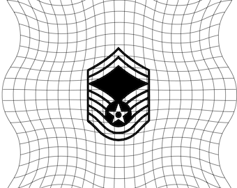 Senior Master Sergeant Rang SVG PNG: US Air Force (digitale download)