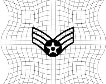 Senior Airman Rank SVG PNG: US Air Force, Cricut, lasergesneden (digitaal bestand)