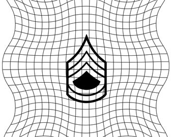 US Army aangeworven rang - veteraan svg - legerlogo png - SFC - werkt met laser, Cricut of CNC
