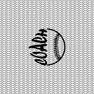 Baseball Coach Clipart - Baseball svg - Baseball Threads png - Baseball Coach Gift File - La imagen del entrenador de béisbol funciona con láser, Cricut, CNC