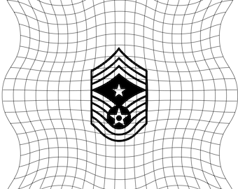 CMSgt-rangschikking SVG PNG: U.S. Air Force Enlisted Design (digitale download)