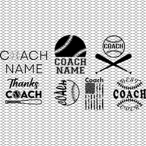 Baseball Coach Bundle - Baseball svg - Baseball Threads png - Baseball Coach Gift File - Baseball Coach Image Works with Laser, Cricut, CNC