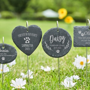 Personalized Pet Memorial Stone for home & garden, dog memorial, cat memorial, pet remembrance gift, in memory of gift,pet grave marker