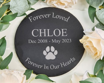 Pietra commemorativa per animali domestici, pietra commemorativa per cani personalizzata, lapide per animali domestici, lapide per animali domestici personalizzata, regalo in pietra per cani domestici, pietra per tomba per cani e animali domestici