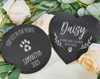 Personalized Engraved Pet Memorial Stone, cat memorial stone, pet remembrance gifts, memory stones, dog memorial gifts, Dog Grave Markers