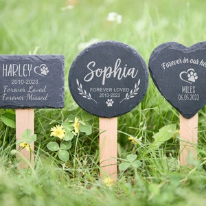 Custom Pet Memorial Garden Stone,Personalized Pet Memorial Stone for garden,dog memorial,cat memorial, pet remembrance gift,pet grave marker