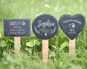 Custom Pet Memorial Garden Stone,Personalized Pet Memorial Stone for garden,dog memorial,cat memorial, pet remembrance gift,pet grave marker