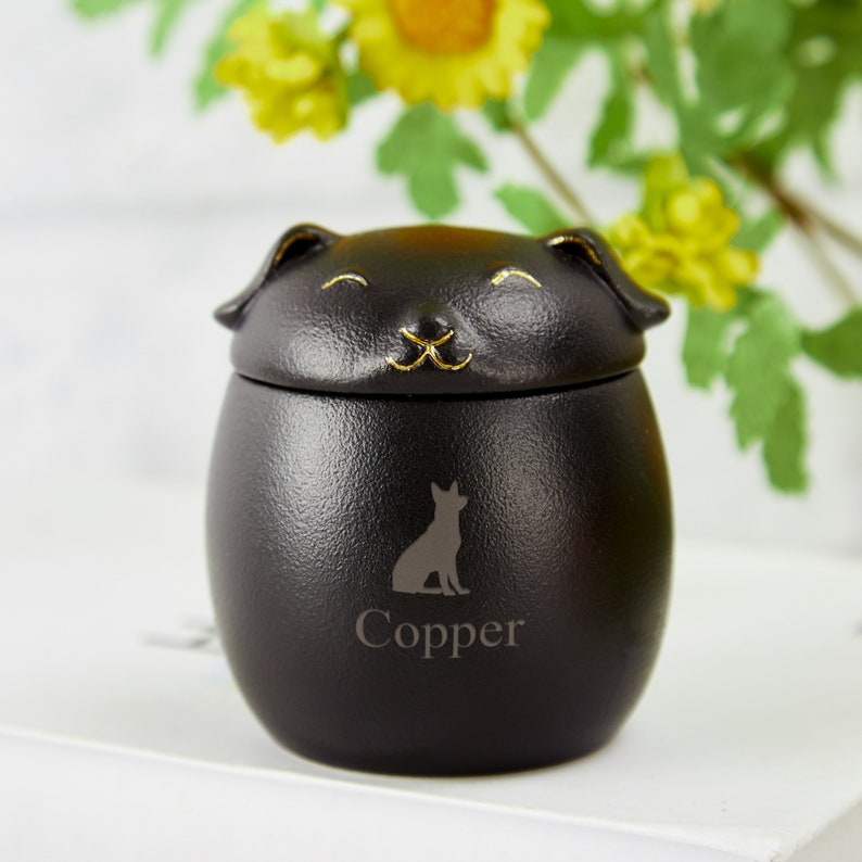 Custom Pet Urn for Dog, Pet urn for dogs ashes, Urn for dogs, urn for cats,,Personalized Pet Cremation,Pet Paw Urn Cat with Name and Date image 4