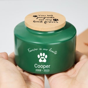 thumbnail interactive-video image 1 of Custom Pet Urn For Dog, Pet Urn For Dogs Ashes, Urn For Dogs, Urn For 1 of 1