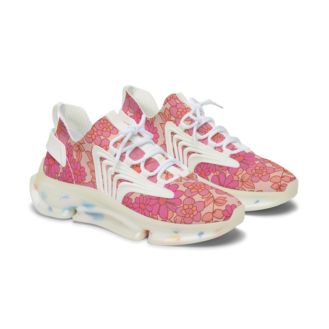 sparkle mesh sneakers