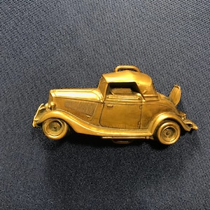 Vintage Gürtelschnalle Ford Auto Gürtelschnalle Geschenk für Papa Gürtelschnalle aus massivem Messing Baron Buckle 1934 Ford Schnalle Herren Vintage Accessoires
