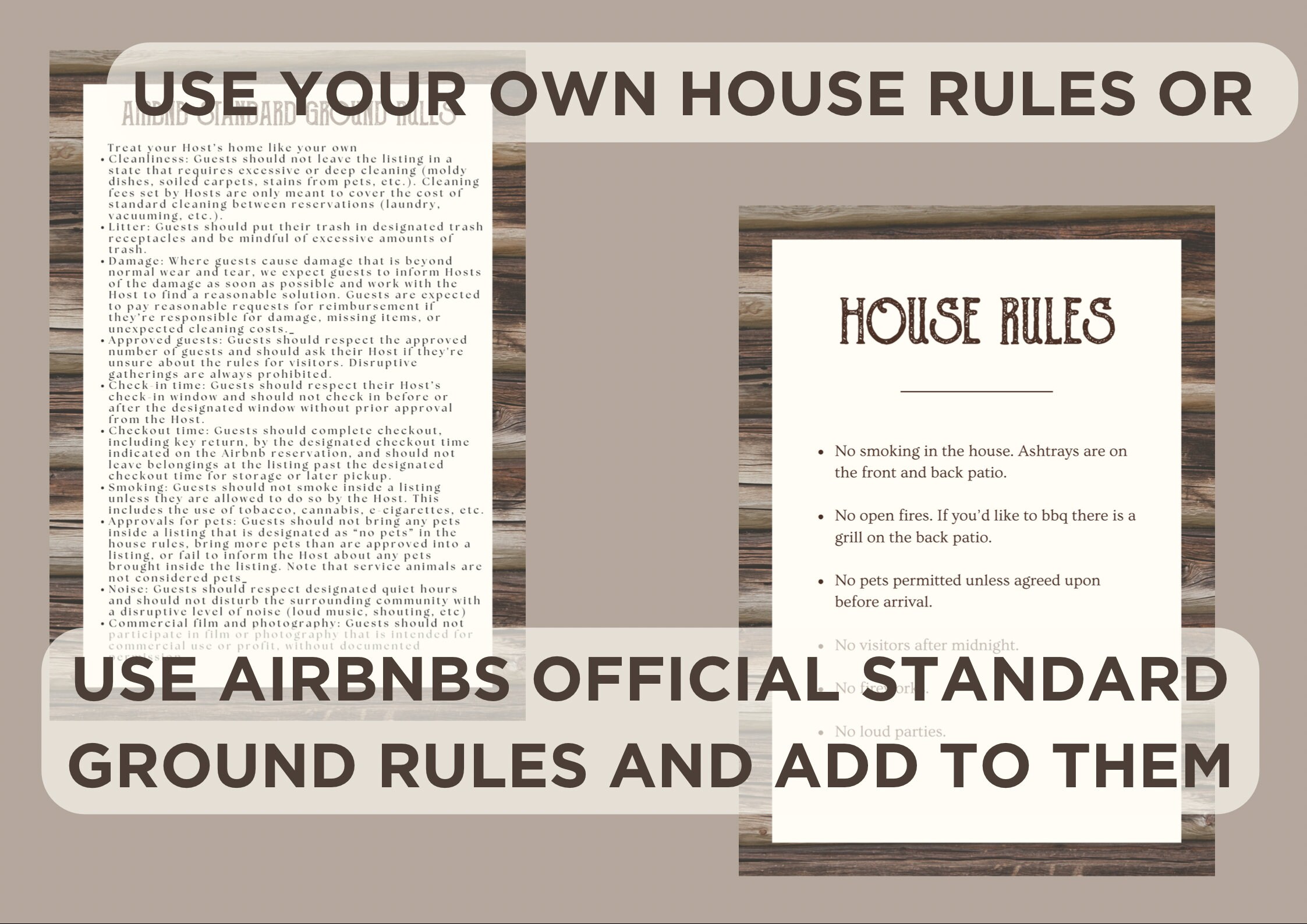 Airbnb Welcome Book Template Rustic Airbnb Welcome Note Vrbo Welcome ...