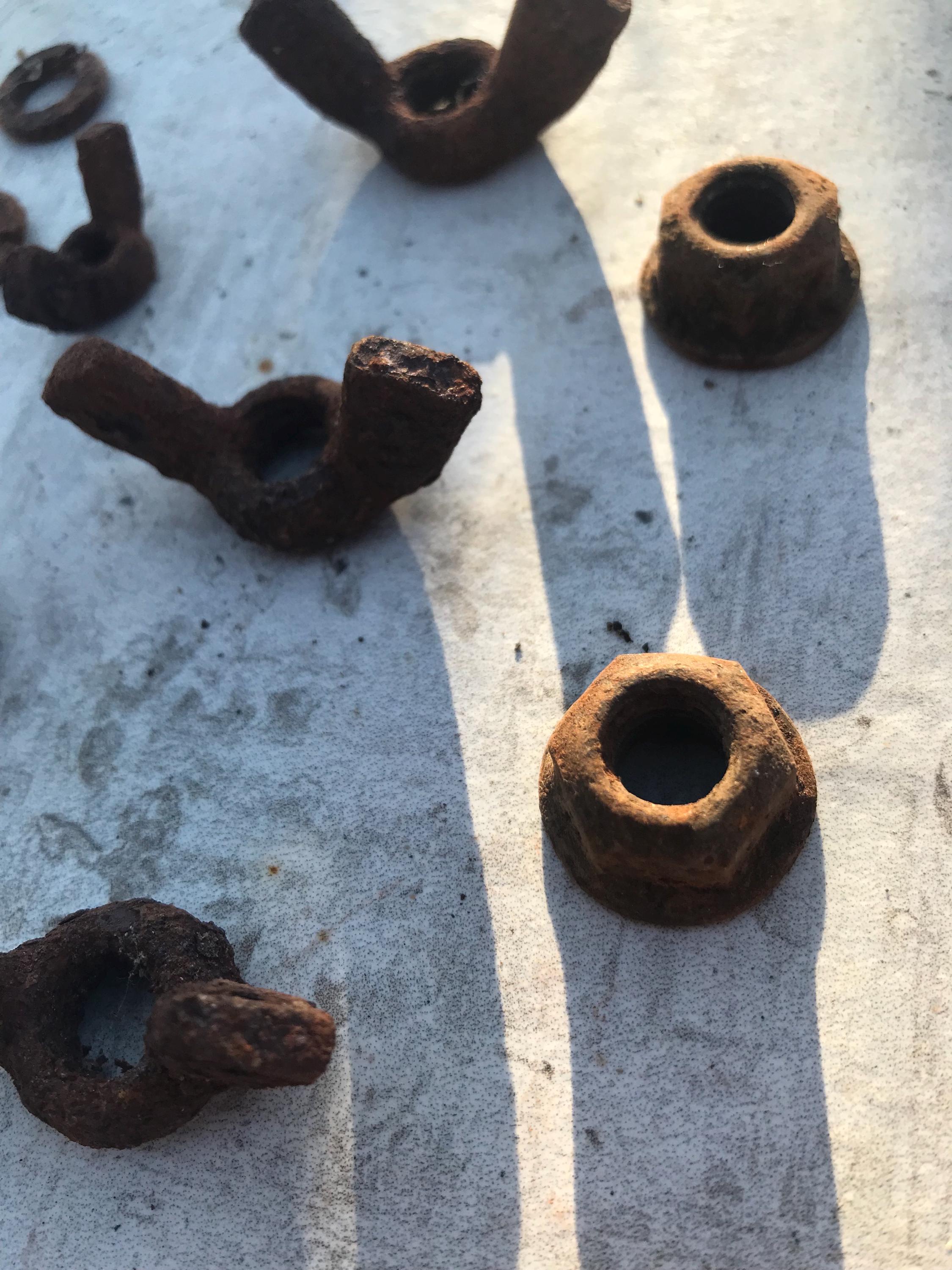 Rusty Washers Vintage Rusty Metal Mixed Media Supplies Rusty Metal With Holes Rusty ...