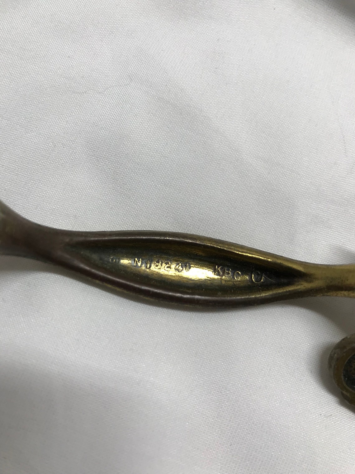 Vintage Kitchen Cabinet Handles Brass Drawer Pulls Dresser Drawer Handles Vintage Shabby Chic ...