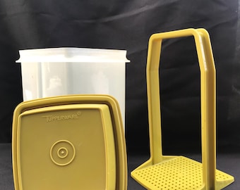 1950er Jahre Tupperware Behälter grün Tupperdose mit Deckel 3 teiliges Set mid century Sammlerstück Vintage Avocado Grün Tupperware