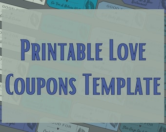 Valentines Day Coupons Editable Couples Coupon Book Couples Date Ideas Custom Coupon Template Romantic Gift Idea for Boyfriend or Husband