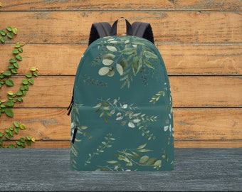 Cute Floral-Backpack For All Occasions, Forest Nature sports Backpack, for Kids an Adults, Cute Women Travel Backpack for Gift