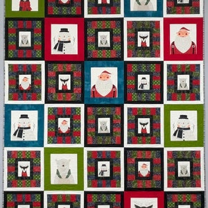 Colcha de Natal feita à mão