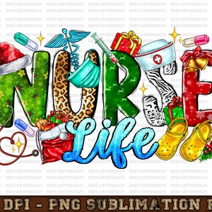 Nurse life Christmas png sublimation design download, Christmas png, Merry Christmas png, Nurse png, Nursing png, sublimate designs download