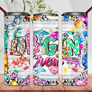 Obigyn Crew Tumbler Png, Nurse Life, 20oz Skinny Medical Tumbler Sublimation, Obigyn Tumbler Wrap Png Digitals Download