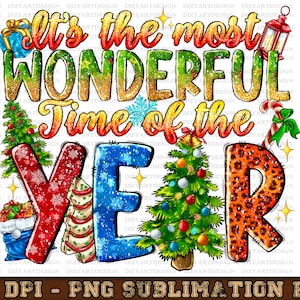 It&#39;s The Most Wonderful Time Of The Year Png Sublimation Design, Fall Png, Pumpkin Png, Thankful Png, Western Fall Png,Digital Download