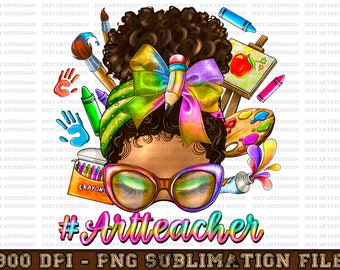 Messy Bun Art Teacher Life Png Sublimation Design, Western Art Teacher Messy Bun Png, Messy Bun Teacher Png,Art Teacher Life Png Download