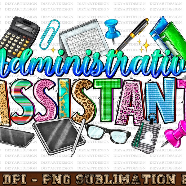 Administrative Assistant png sublimation design download, western Assistant png, Admin png, Assistant with sunflower png, sublimate download