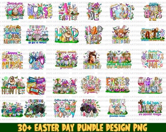 30+ Easter Bundle Png, Happy Easter PNG, Bundle PNG, Easter Png, Rabbit Png, Instant Download,Sublimation Designs,Digital Download