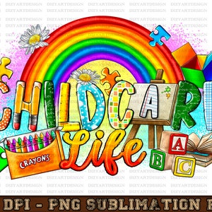 Childcare Life Png Sublimation Design, Childcare Png, Childcare Equipment Png, Children Life Png, Kindergarten Life Png, Digital Download