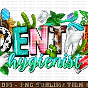 Dental Hygienist Png Sublimation Design Download, Dentist Png, Dental Life Png, Western Dental Png, Sublimate Designs Download