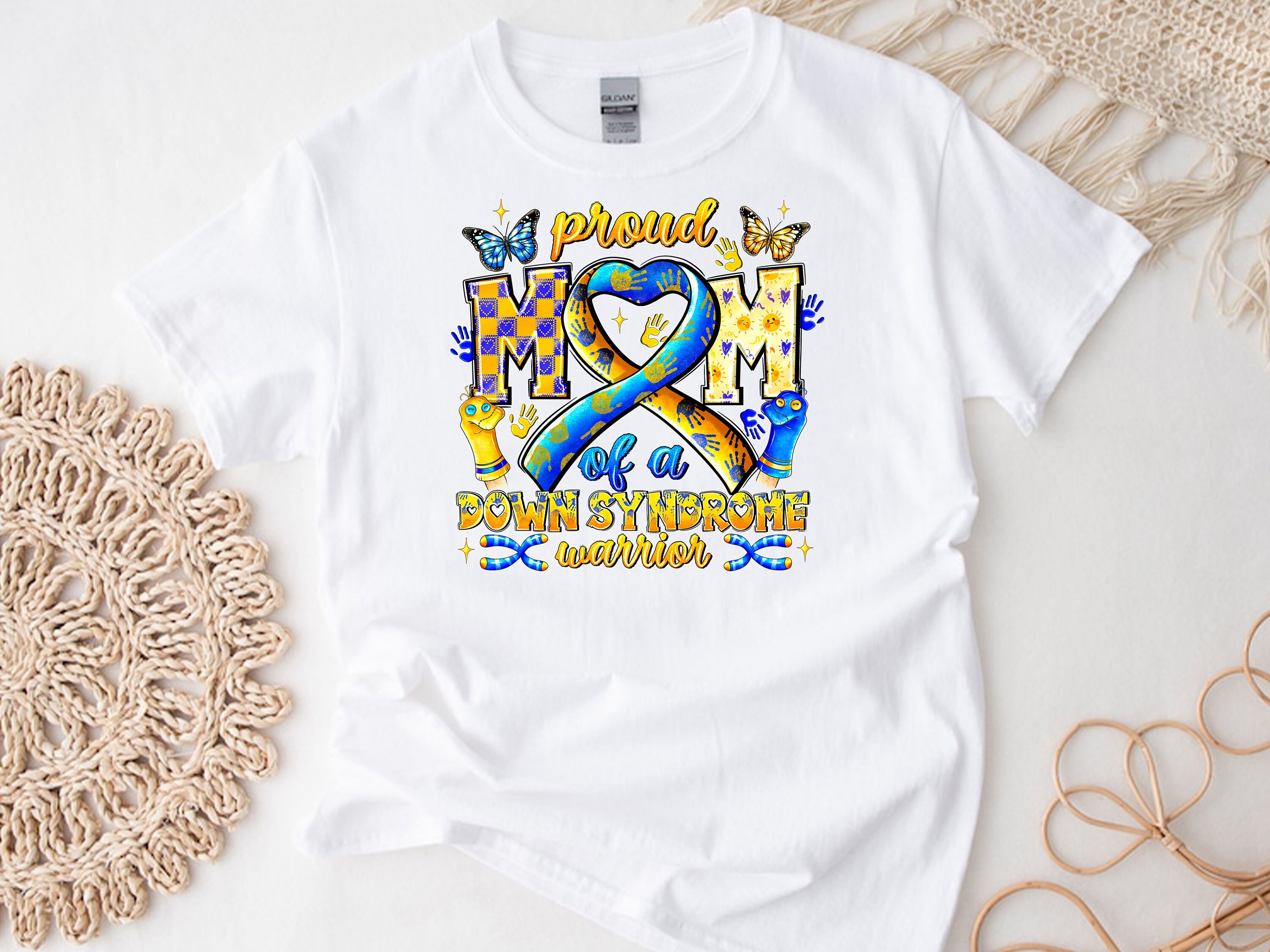Proud Mom of a Down Syndrome Warrior Png, Down Syndrome Sock, Down ...