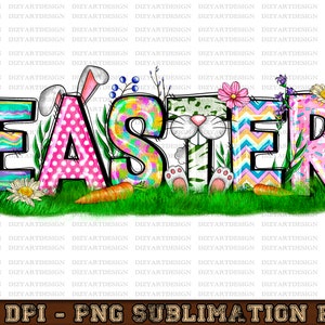 Easter  Png, Sublimation Design Download, Happy Easter Day png, Bunny Easter Png, Sublimate Designs Download