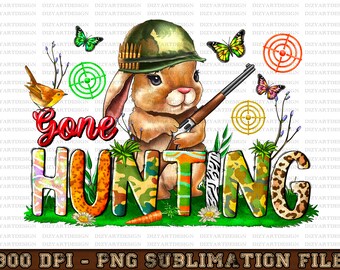 Gone Hunting Png, Hunt Png, Hunting Png, Western png, camouflage Png, Beagle png, wild boar, Hunt png, Digital Download,Sublimation Design