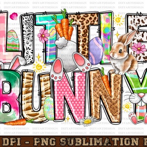 Little Bunny Easter Png Sublimation Design, Easter Png, Happy Easter Png, Little Bunny Png, Easter Day Png,Bunny Easter Png,Digital Download