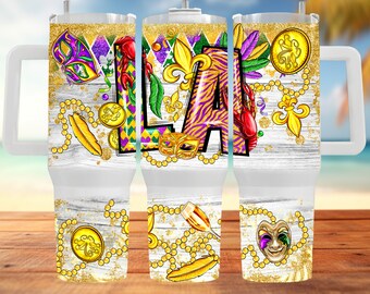 La Mardi Gras  Png, 40oz Tumbler, 40oz Tumbler Wrap, Louisiana tumbler,Mardi Gras Png,Mardi Gras 40oz Tumbler,Mardi Gras Tumbler Png