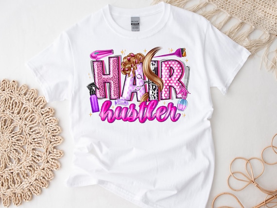 Hair Hustler png, Hair Stylist clipart, Hair Stylist Sublimation, Digital Download, Hair Sublimation Design, Hair dresser PNG,Hair Hustler