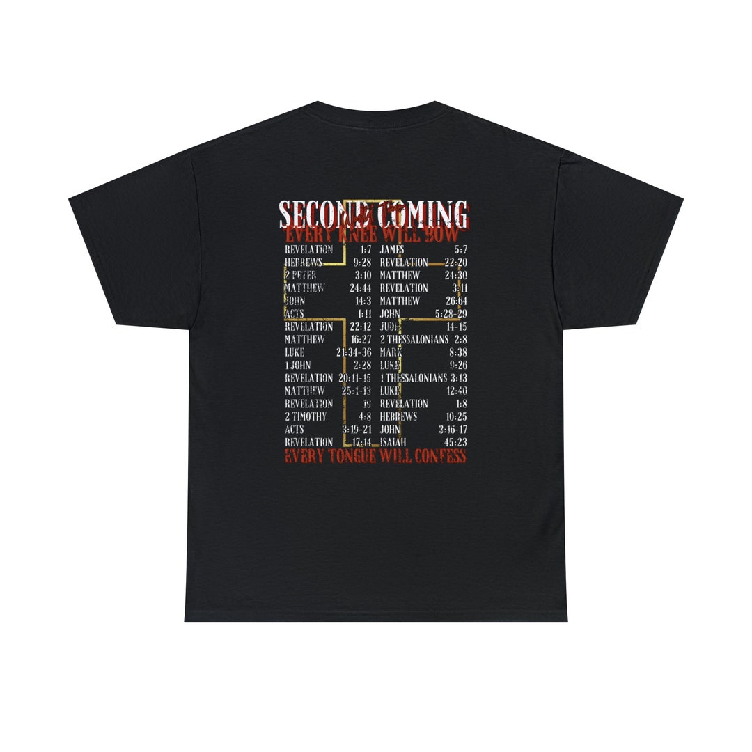 Jesus Christ Second Coming World Tour Christian Band Tshirt Etsy