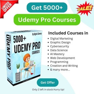 Top 5000+ Udemy Courses To get Unlimited Knowledge | Digital Instance Download